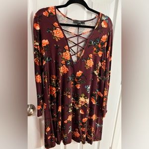 Vibe dress with floral design